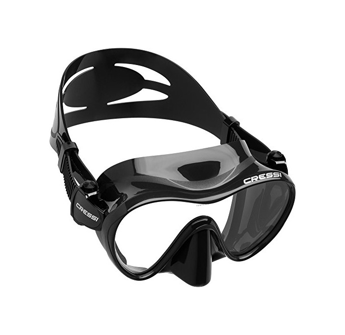 Fitness Cressi Tauchmaske Erwachsen F1 Dark Frameless Gafas de Buceo