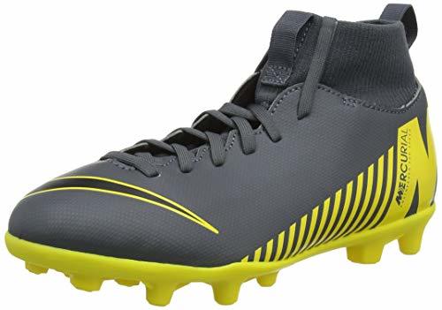 Fashion Nike Superfly 6 Club MG, Zapatillas de Fútbol Unisex Niños, Gris