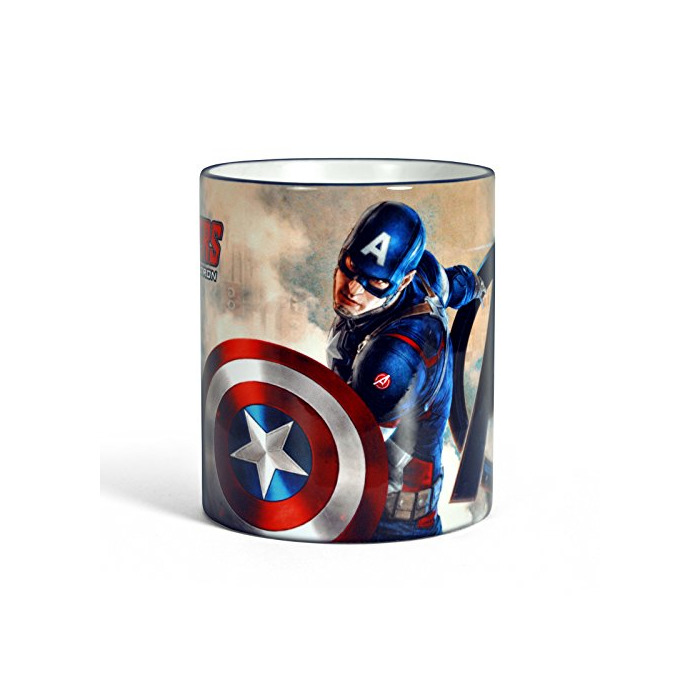 Products Elbenwald Vengadores Edad de Ultron Capitán América Taza Taza de café El