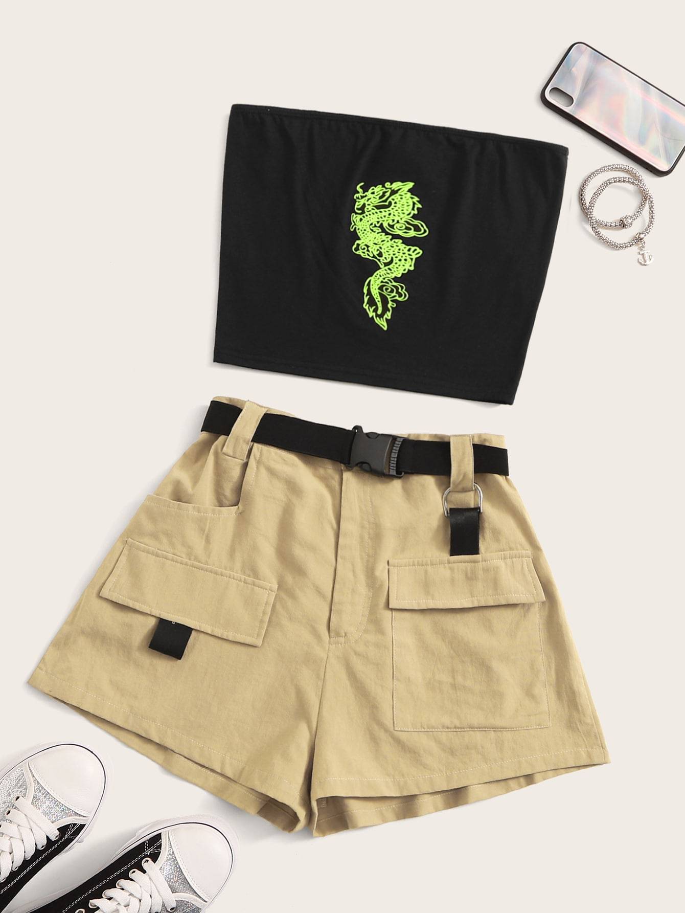 Products Bandeau y shorts con cinturón 🐲