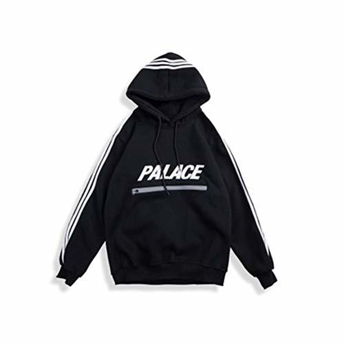 Hot Skateboards Hoodie|3M Reflective Zipper Striped Couple Hooded Pullover Sweater Men Women