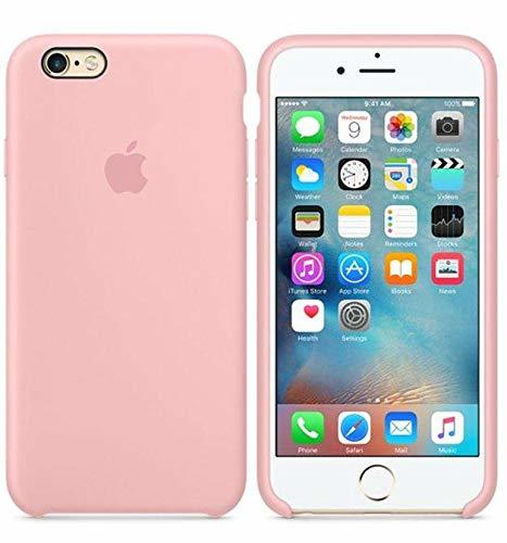 Electronic Desconocido Funda para iPhone 7/8, Silicona Rosa Pastel Logo Apple Carcasa iPhone