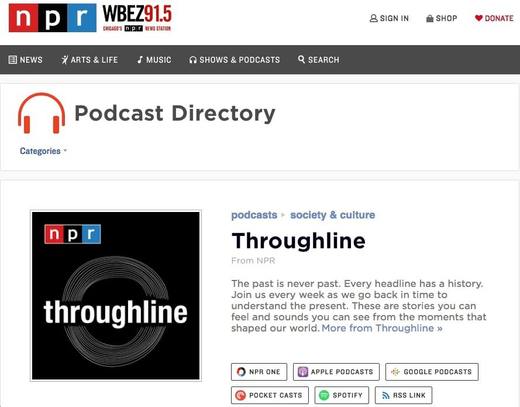 Throughline on Apple Podcasts