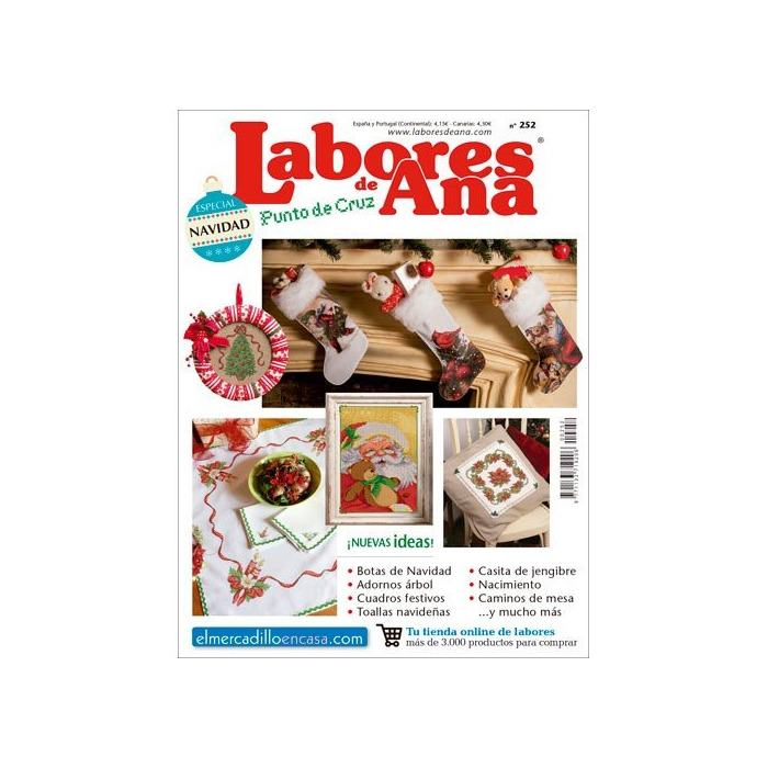 Productos LAS LABORES DE ANA Nº 252 ESPECIAL NAVIDAD