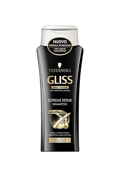 testanera – Gliss Shampoo con keratina líquida