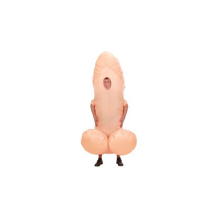 Belleza AirSuits Giant Inflable Willy Penis Disfraz King Ding Costume