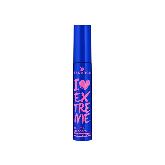 Belleza Essence i love extreme mascara volumen resistente agua negra.