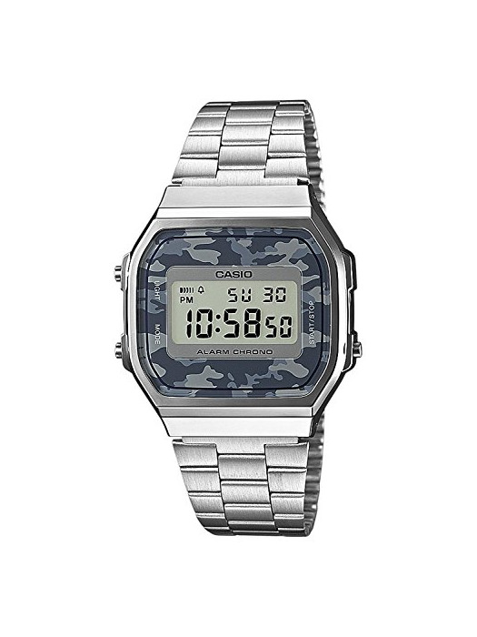 Moda Casio Reloj Analógico para Unisex de Digital con Correa en Cuero A168WEC-1EF