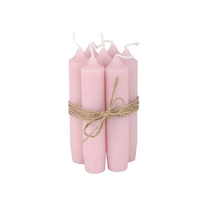 Home IB Laursen barra de velas de 8 unidades de colour rosa claro