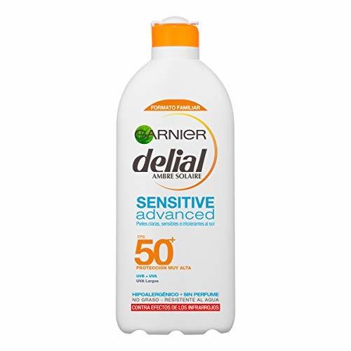 Belleza Garnier Delial Sensitive Advanced Leche Solar para Pieles Claras