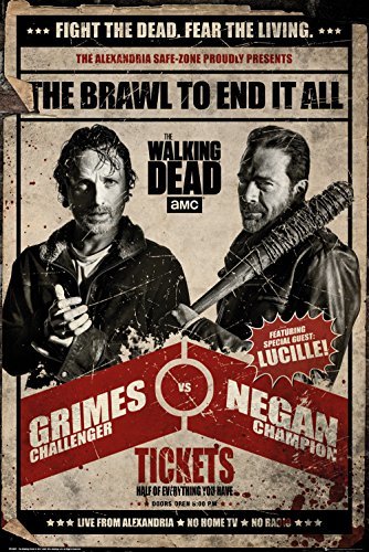 Grupo Erik Editores The Walking Dead Fight Poster