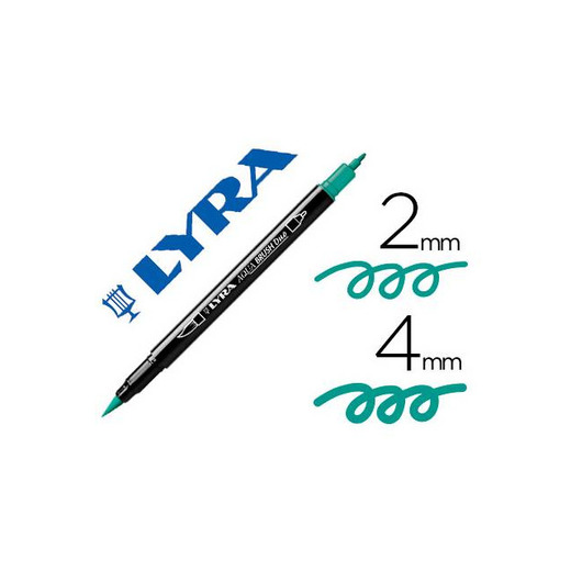 Rotulador LYRA con punta de pincel para lettering
