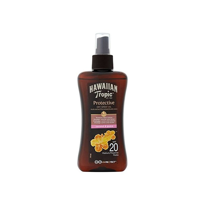 Belleza Hawaiian Tropic Protección Aceite Seco spray SPF20 200 ml