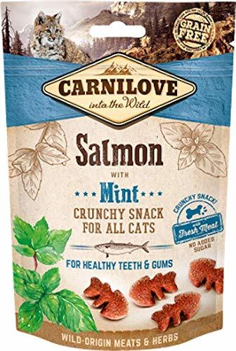 Carnilove Crunchy Snack Salmon & Mint Premios para Gato 50G - Paquete