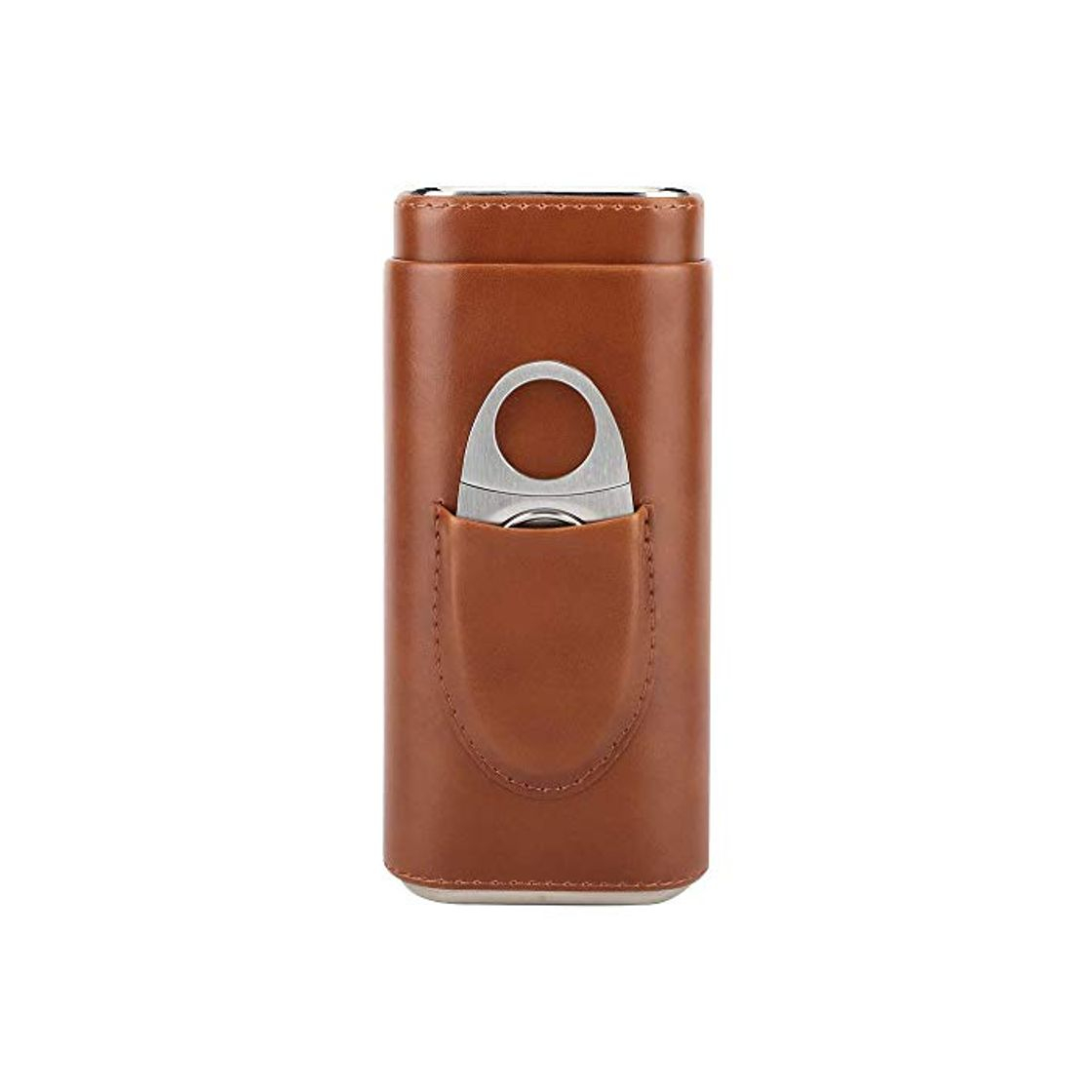 Social IWILCS Estuche para Puros, Humidores de Cuero de Puros, Humidificador de Cuero,