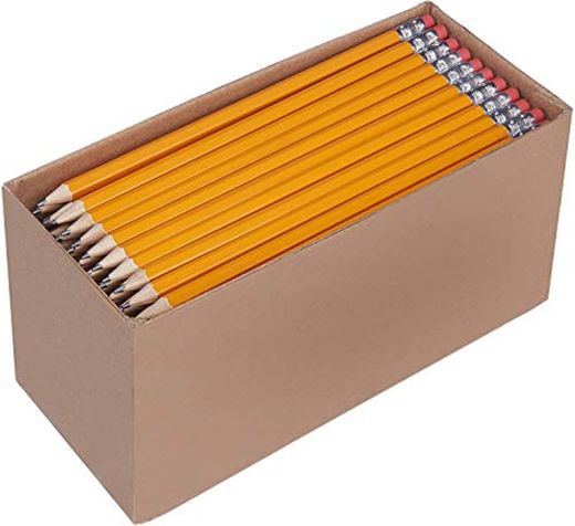 Amazon Basics - Lápices n.º 2 HB de madera