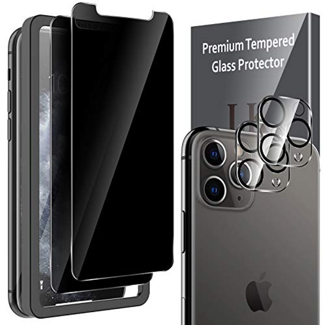 Social LK Compatible con iPhone 11 Pro 5.8 Pulgada Protectora de Privacidad