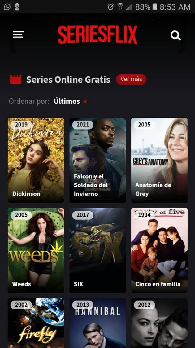 Fashion pagina web, puedes ver peliculas y series online y gratis