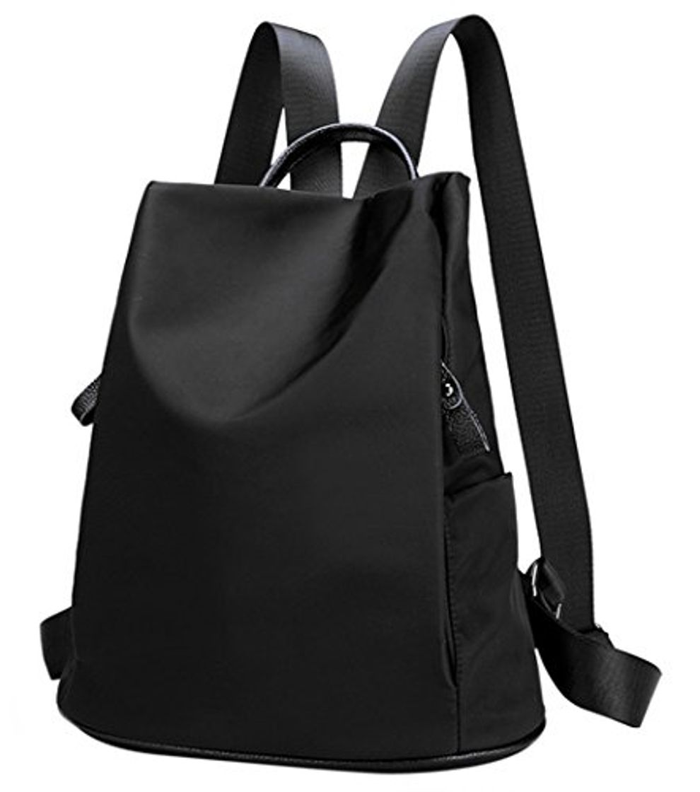 Lugar Mochila Mujer, Coofit Mochila Escolar Casual Multifunción Bolso Mochila Negro Actualizar Mochila