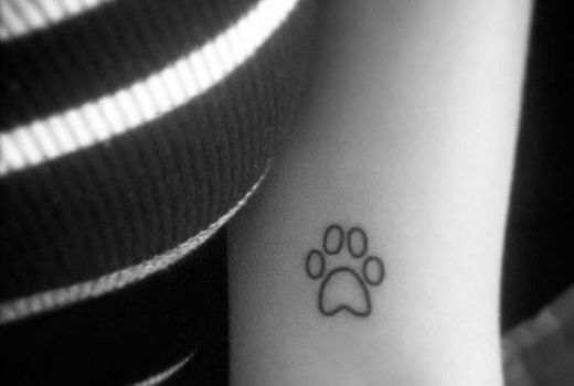 Tatuagem pata de gato