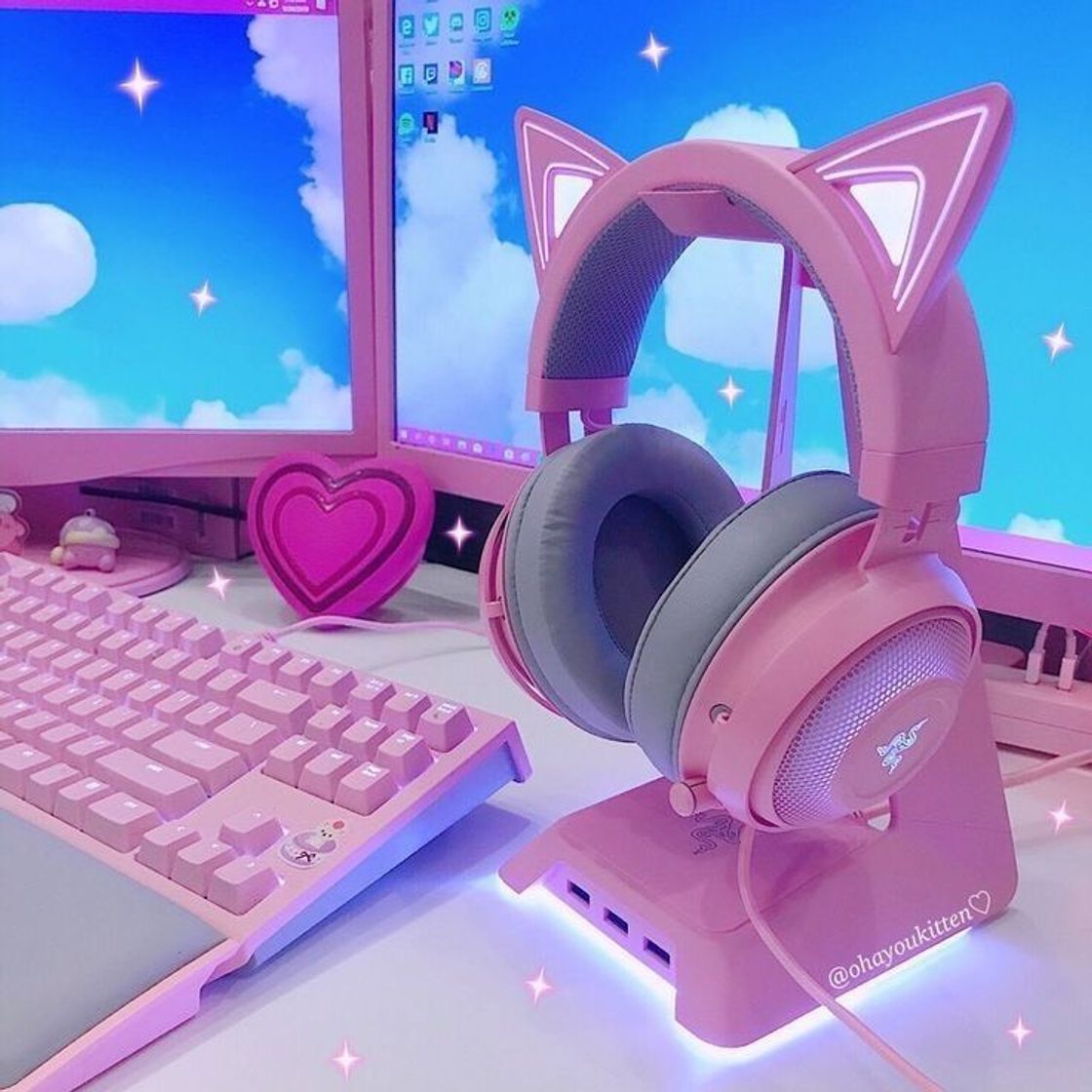 Fashion Setup gamer rosa