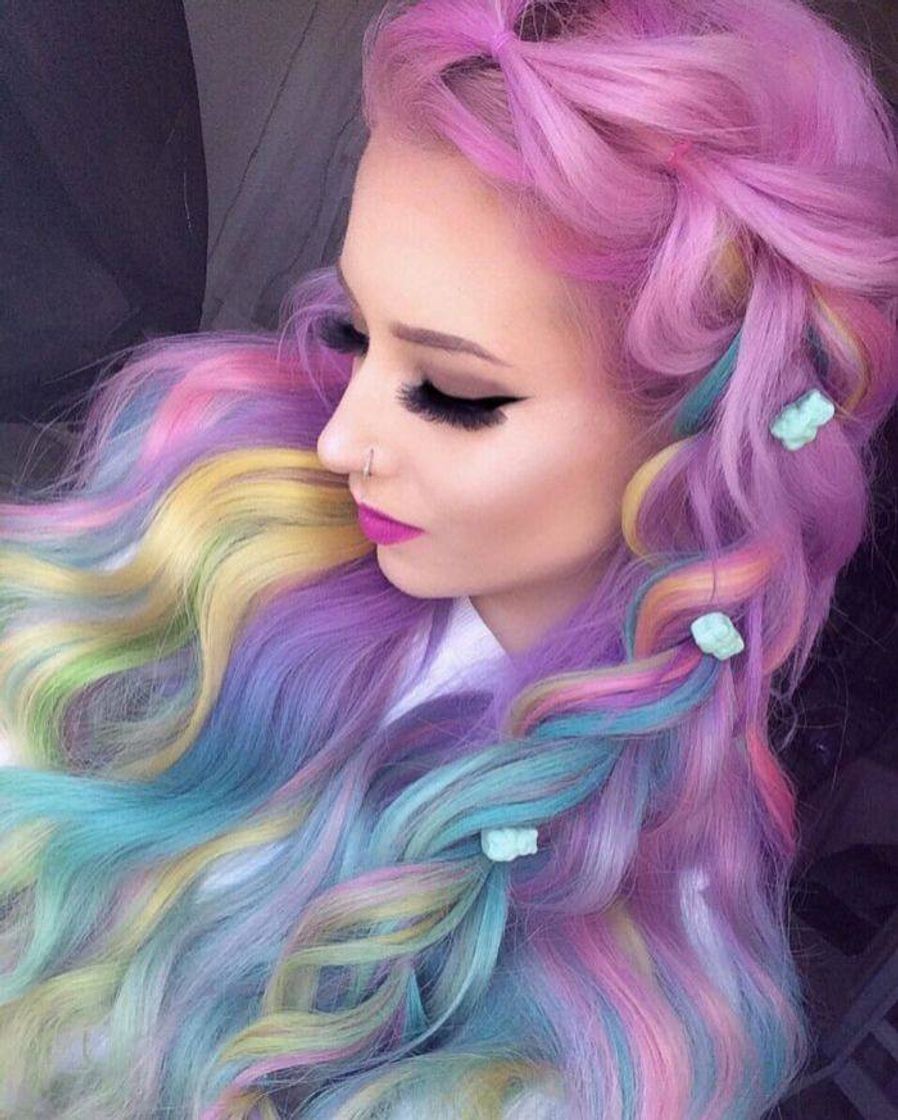 Moda Cabelo unicórnio 🦄