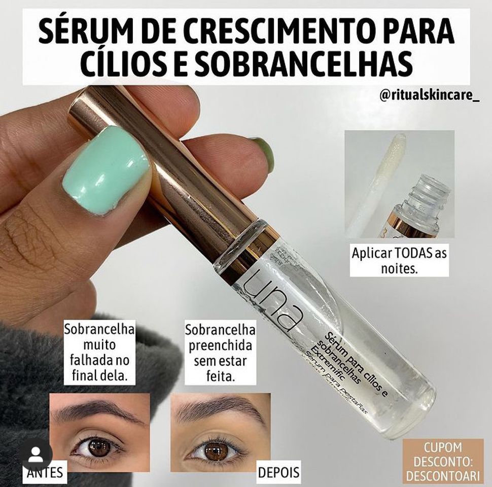 Social sobrancelha/cílios