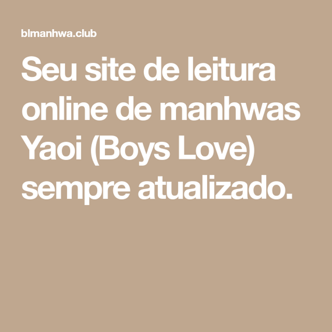 BL Manhwa Club – Seu site de leitura online de manhwas Yaoi ...
