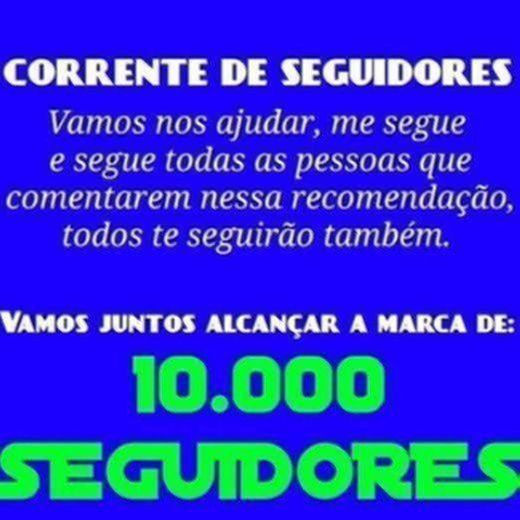 CORRENTE DE SEGUIDORES