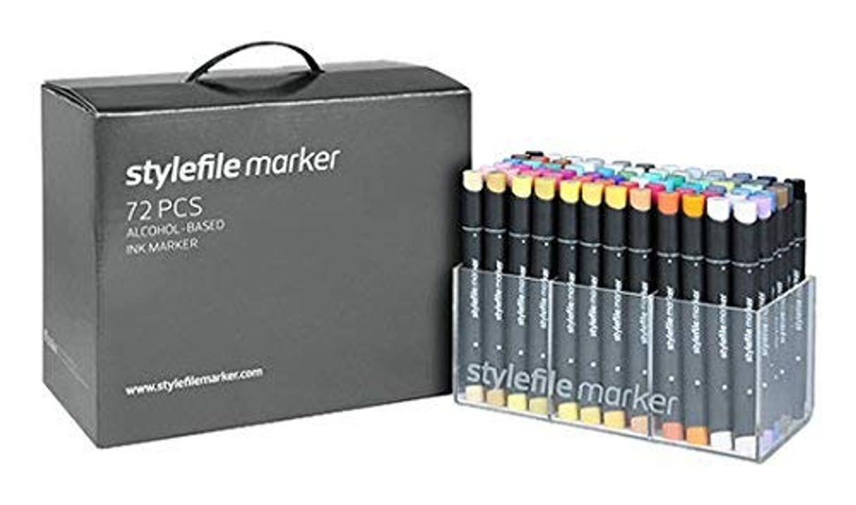 Product Stylefile Marker Set 72 - Pack de 72 rotuladores, Doble punta