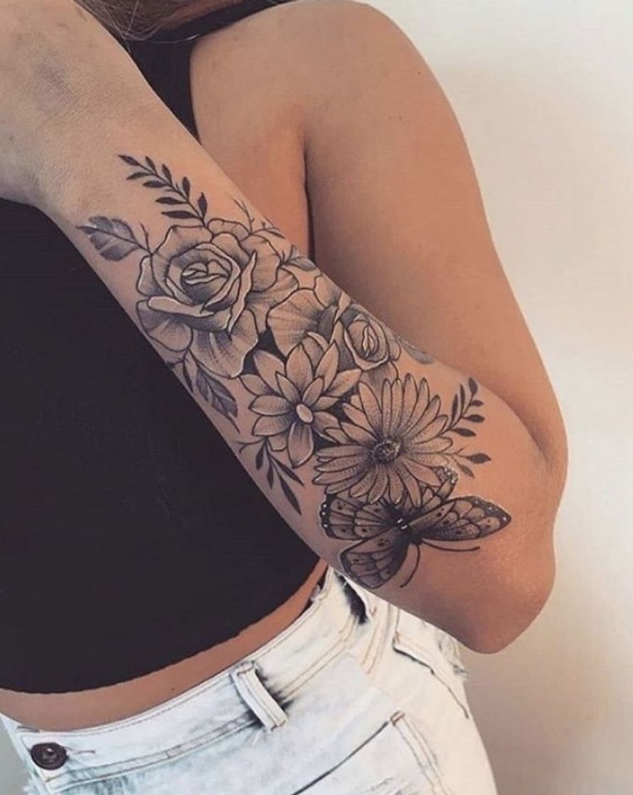 Fashion Tattoo flores 