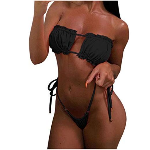 Bikinis Mujer 2020 Brasileño Push up Sexy Bikini de Tres Puntos con Estampado Mujeres Conjunto de Traje de BañO Bohemio Bañador Ropa de Dos Piezas vikinis riou