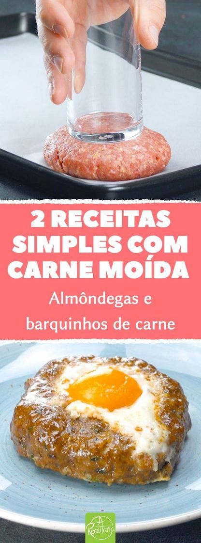 Fashion 2 receitas simples com carne moída 