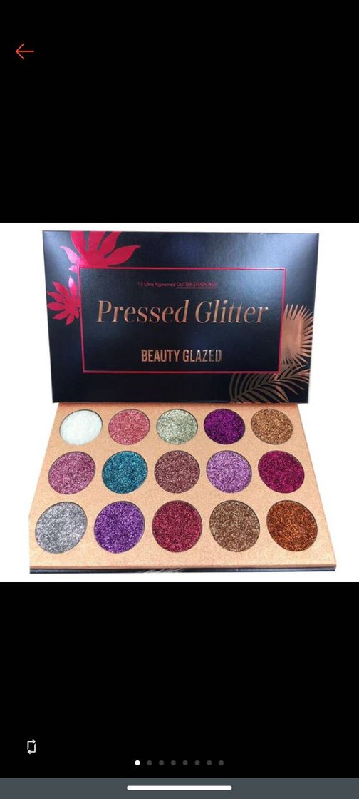 Moda Paleta de sombras pigmentação glitter