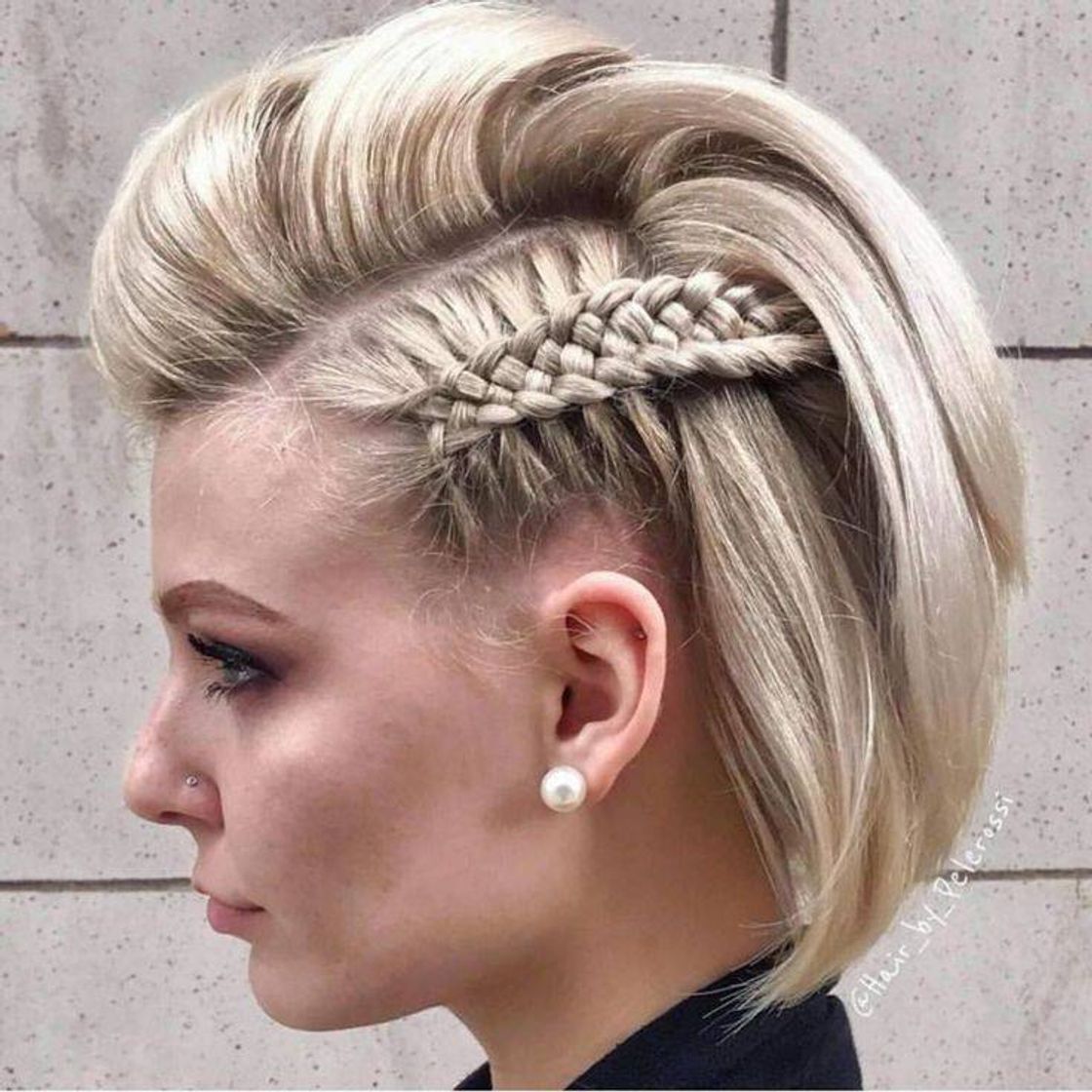 Moda Penteado para cabelo curto