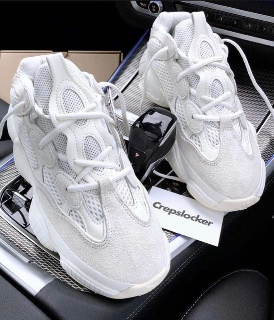 Moda yeezy 500 white