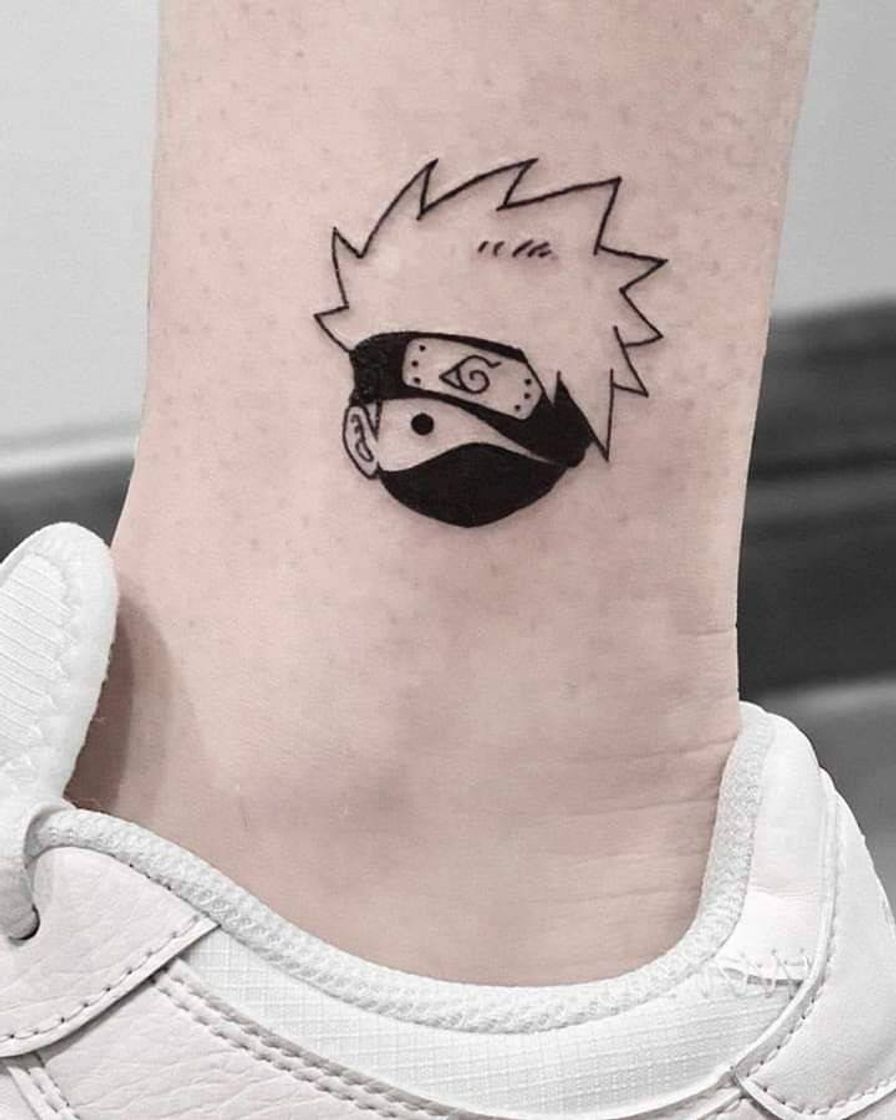 Moda Tatuagem Kakashi pequena