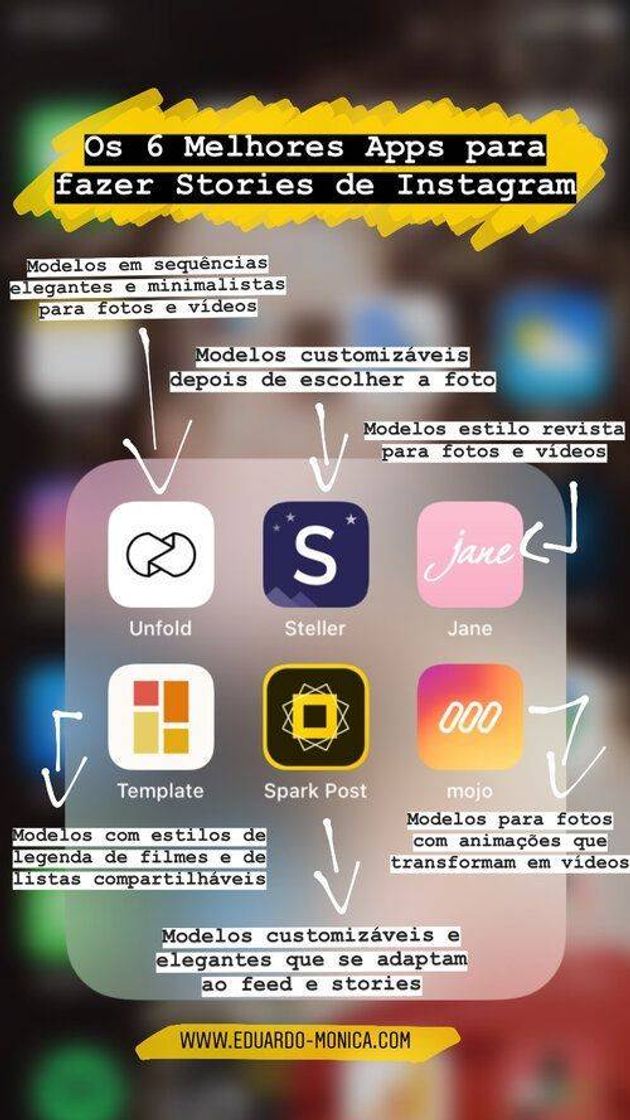 Fashion Apps para stories do instagram