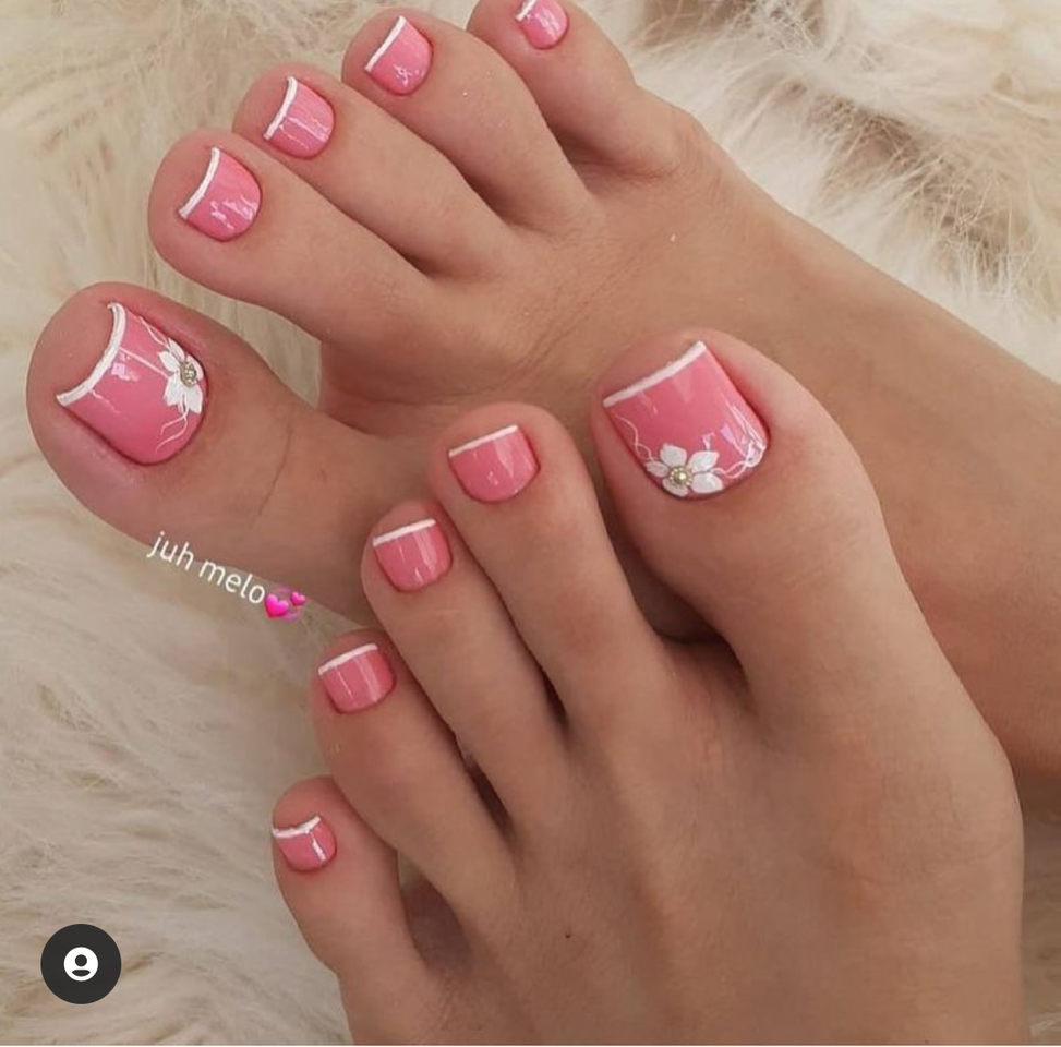 Social Pés rasa com francesinha 🌸