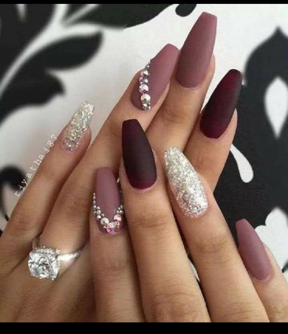 Social Nails 💅 vinho