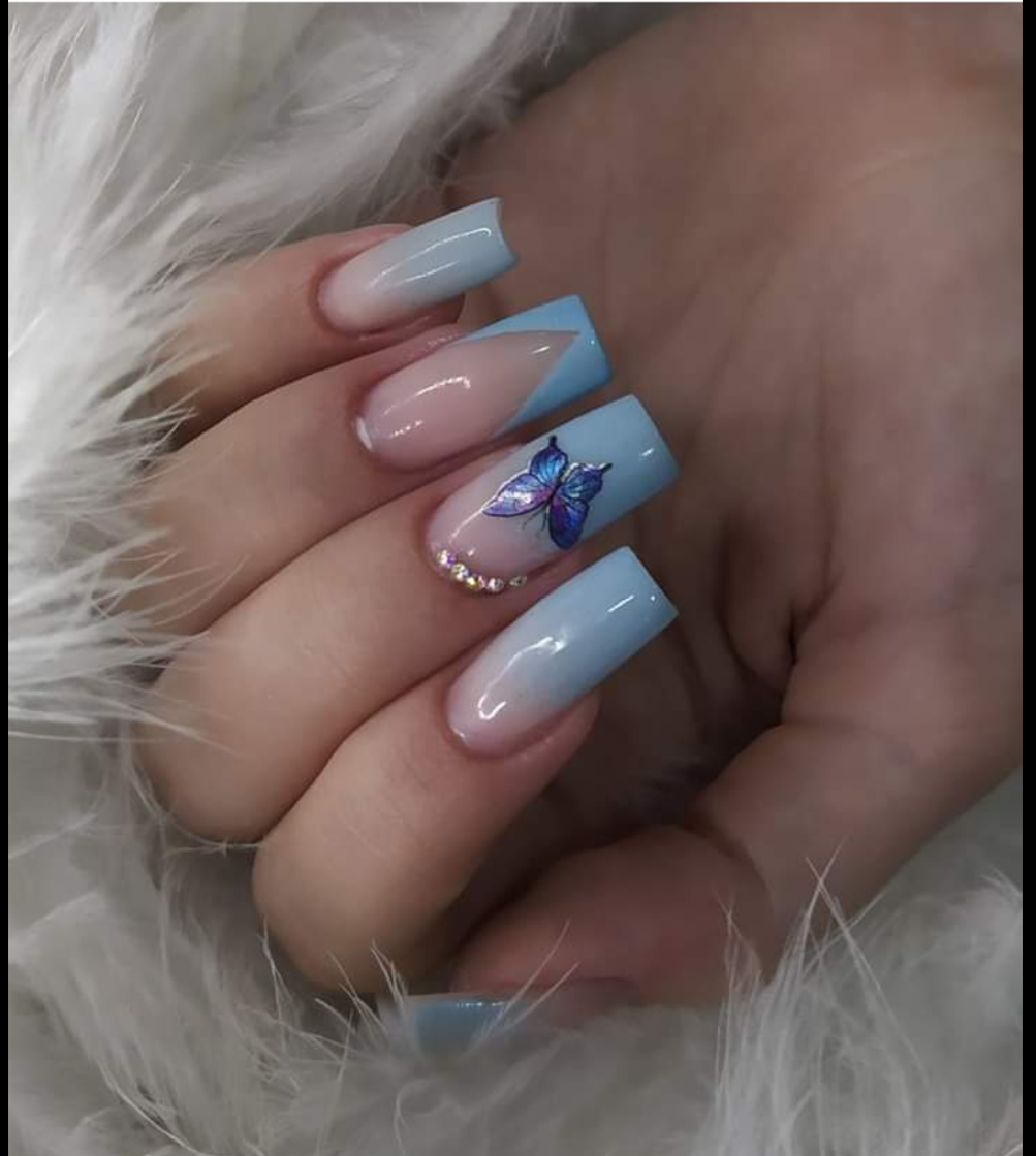 Social Nails 💅❄️ azul