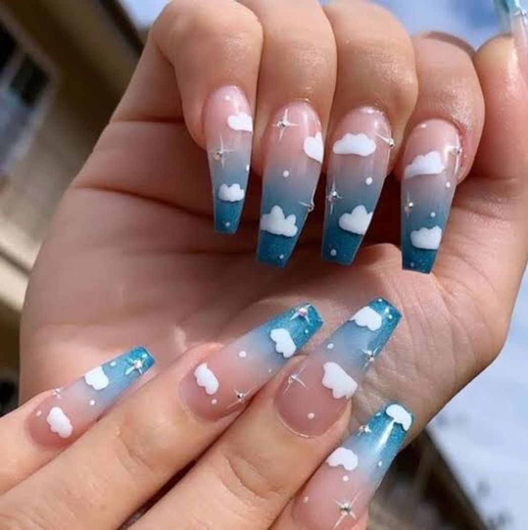 Social Unhas decoradas céu ☁️
