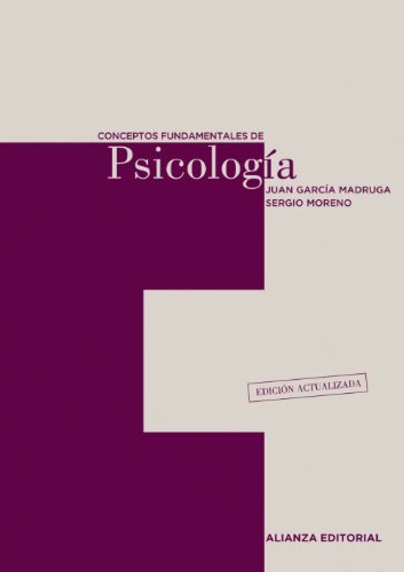 Book Conceptos fundamentales de Psicología