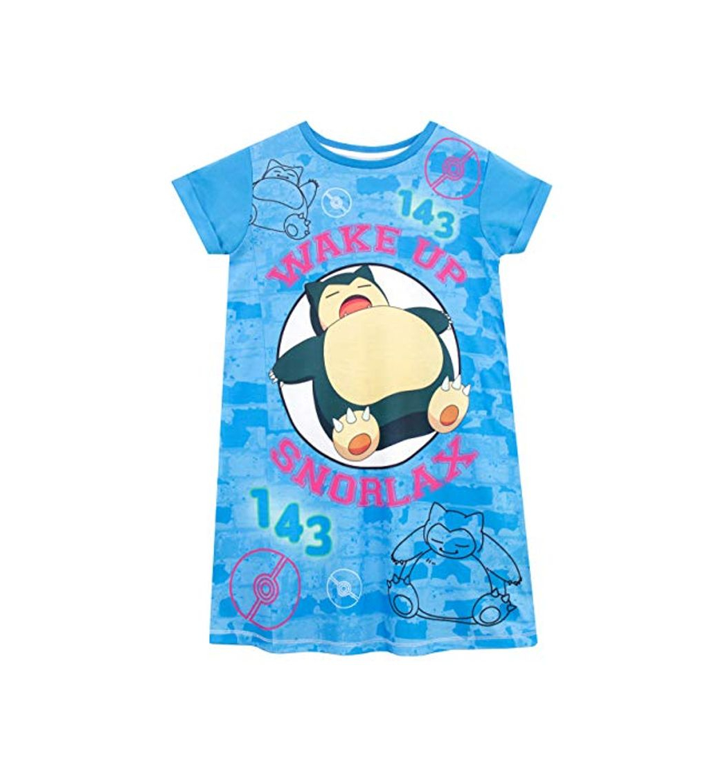 Social Pokèmon Camisón para niñas Snorlax Brilla en la Oscuridad 6