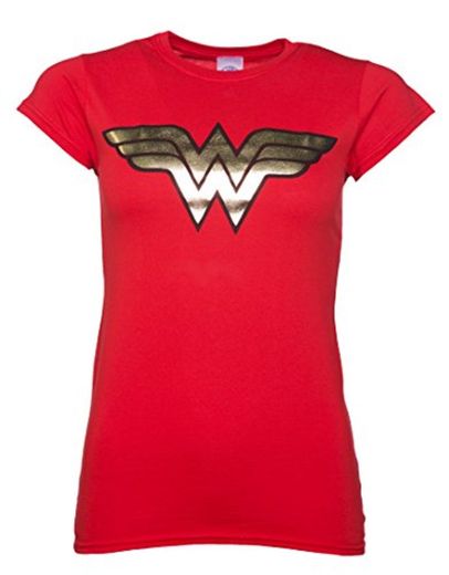 Camiseta para mujer Wonder Woman Foil DC Superhero