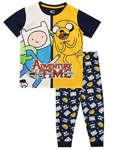 Adventure Time Pijamas de Manga Corta para niños Hora de Aventura Multicolor