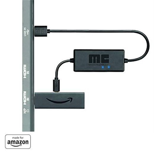 Mission Cables MC45 - Cable USB de Corriente para el Amazon Fire