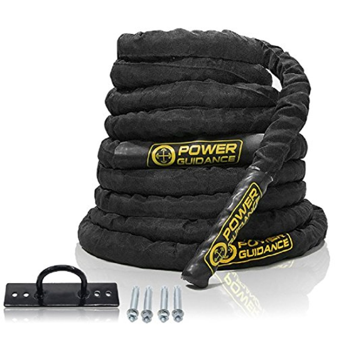 Social POWER GUIDANCE Cuerda de Batalla Battle Rope - Poliéster Ultra Resistente -