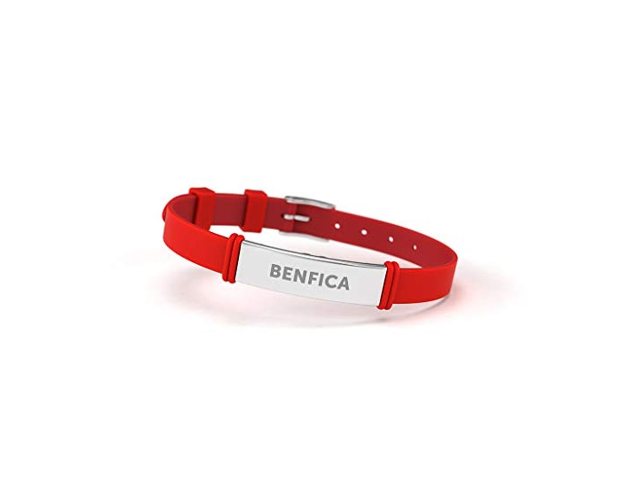 Social Sport Lisboa e Benfica Pulsera Fashion Roja Ajustable para Hombre, Mujer y