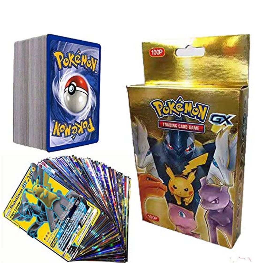 Social SunAurora 100 Piezas Pokemon Cartas